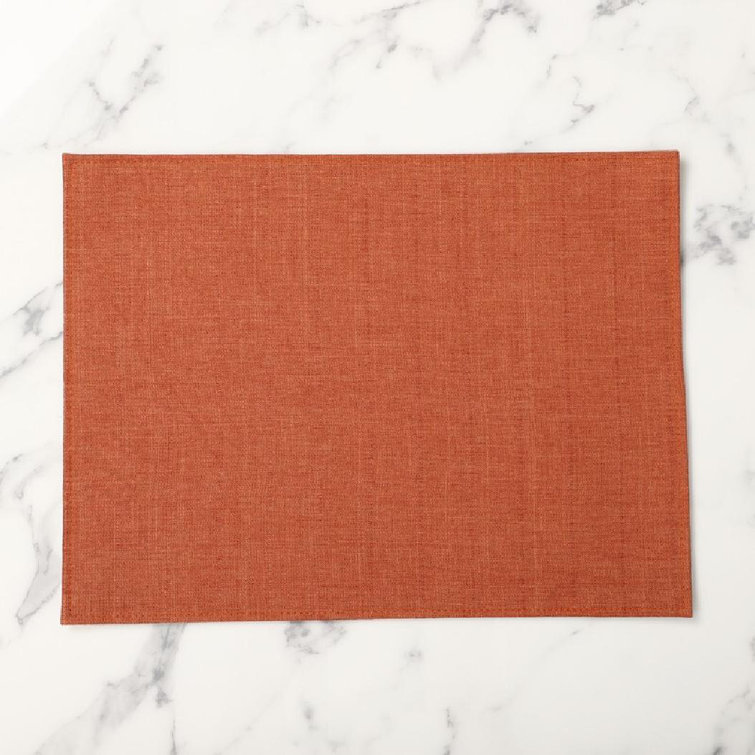 Umber Rea Solid Colour Rectangle Placemat Wayfair Canada